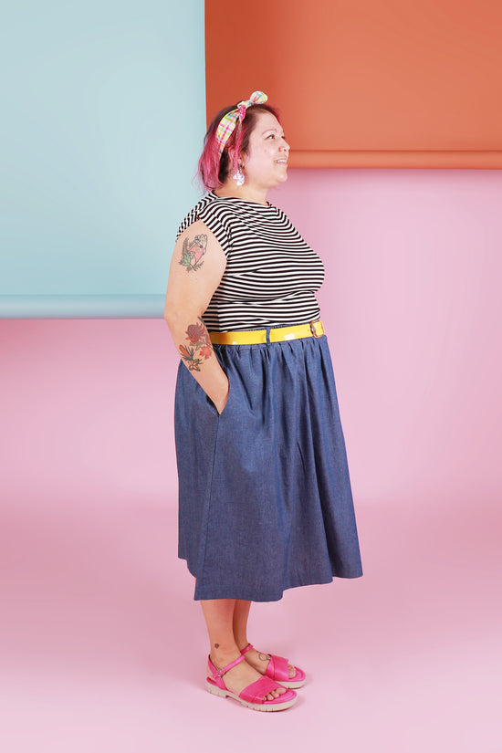 Ella Skirt Chambray