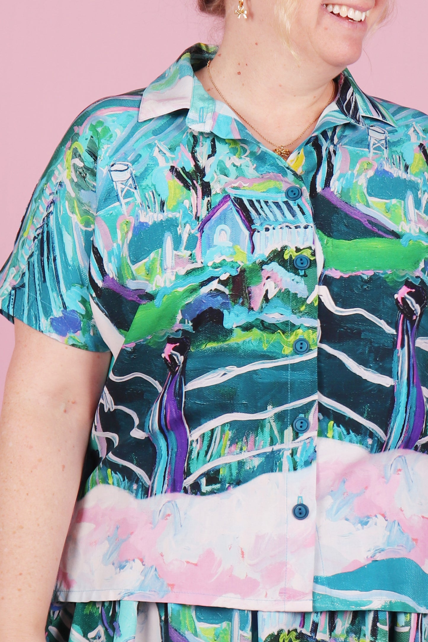 Emma Shirt Cockatoo Country