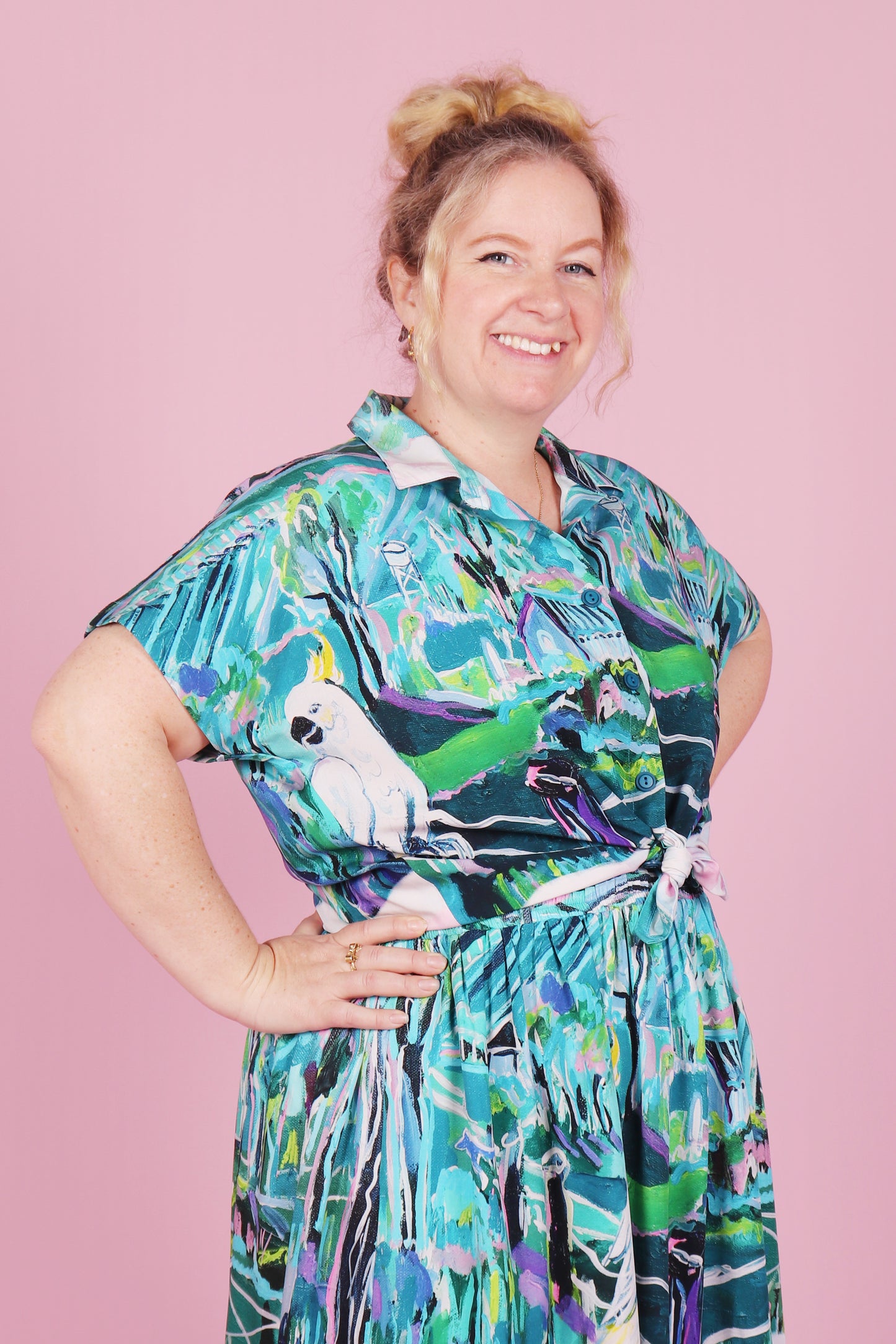 Emma Shirt Cockatoo Country