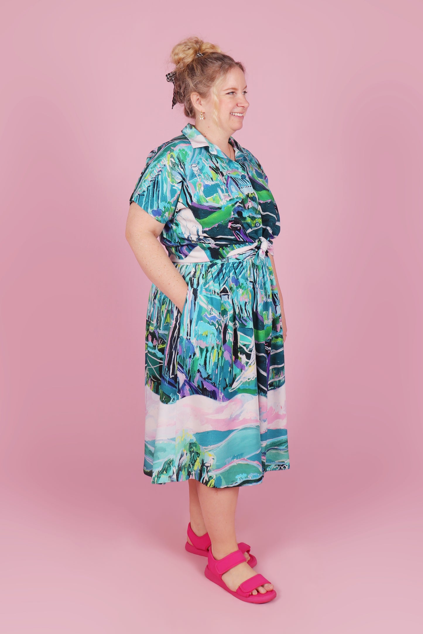 Ella Skirt Cockatoo Country