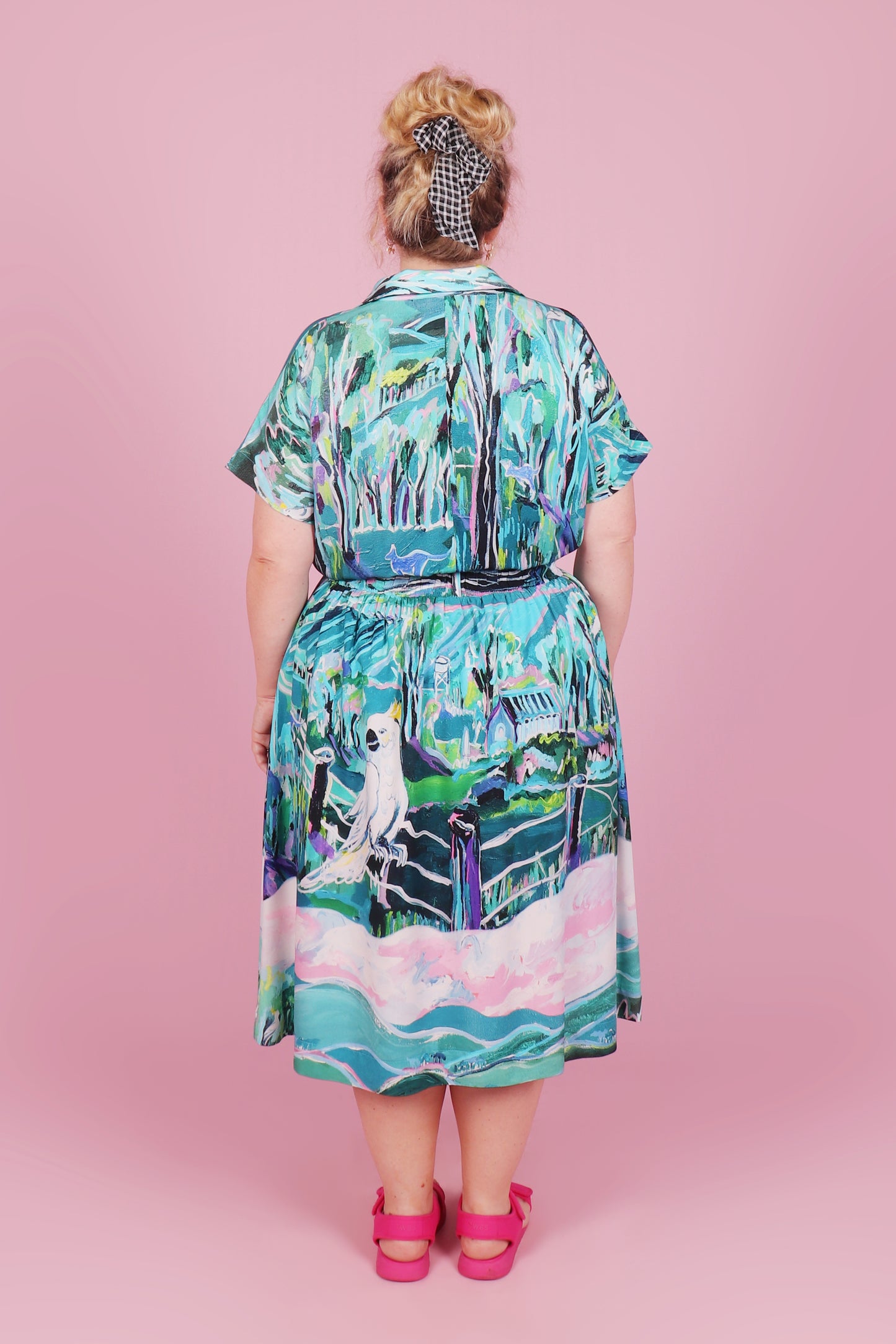 Ella Skirt Cockatoo Country