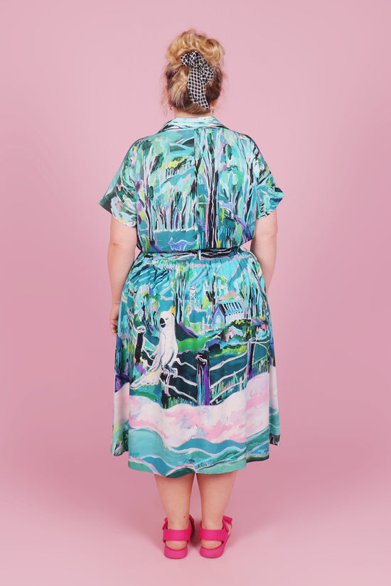 Ella Skirt Cockatoo Country