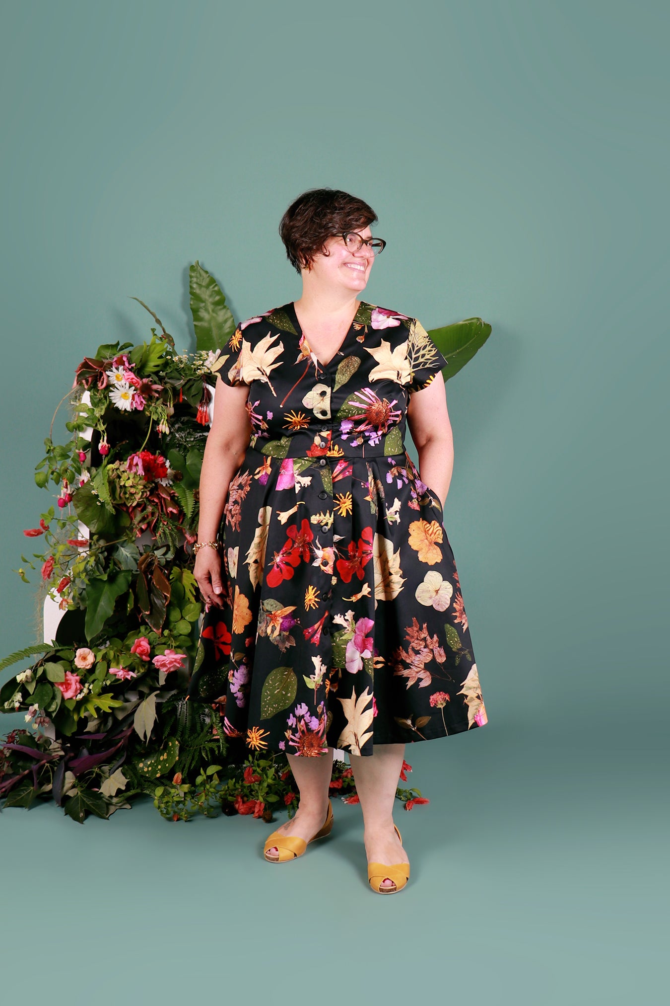 Saski Dress Botanist