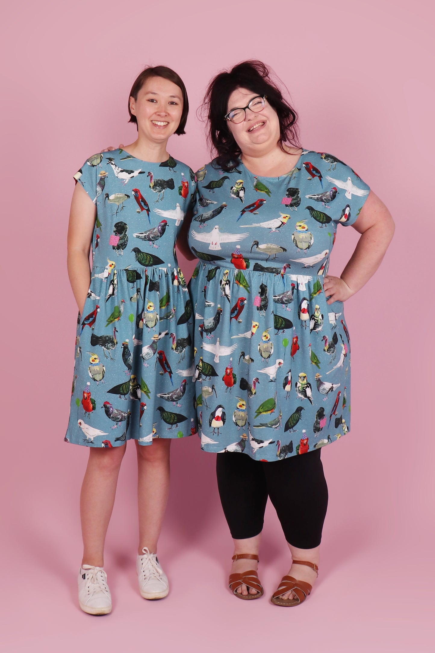 Edie Dress Bird Party