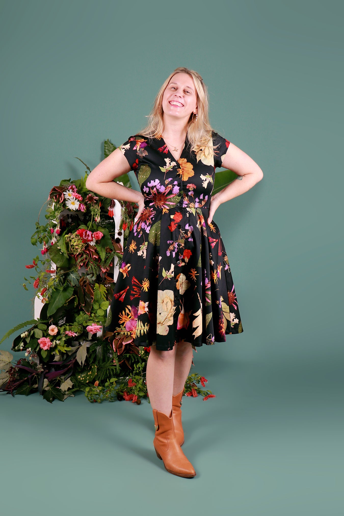 Saski Dress Botanist