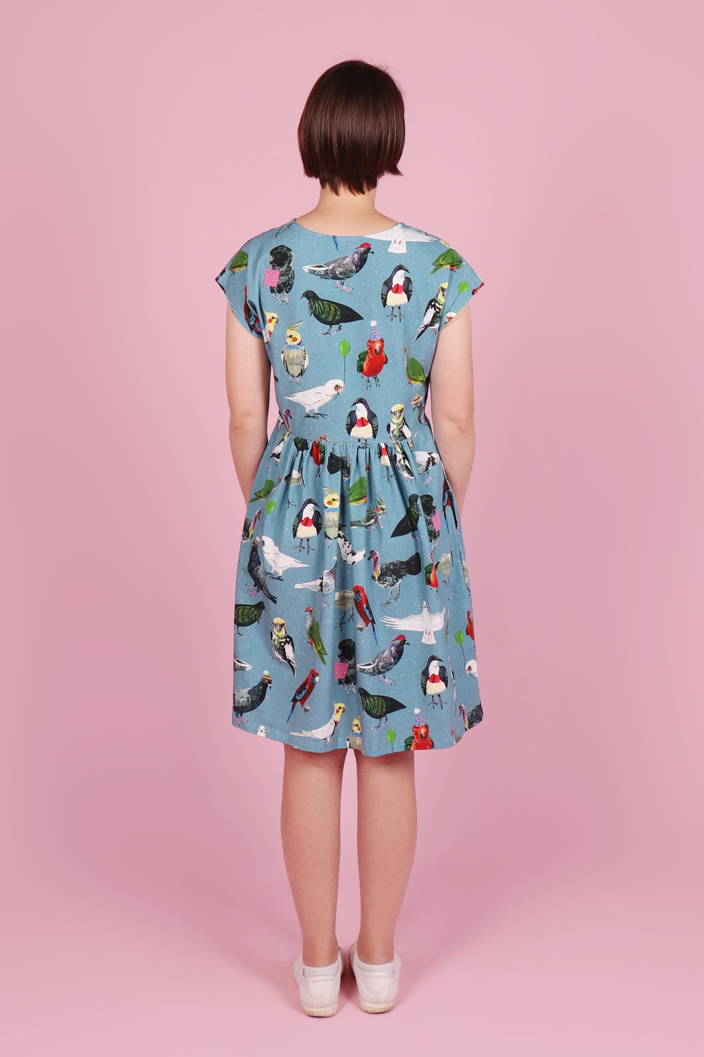 Edie Dress Bird Party