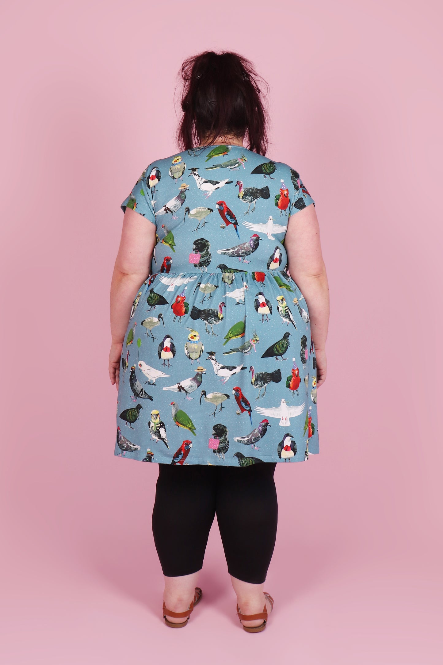 Edie Dress Bird Party