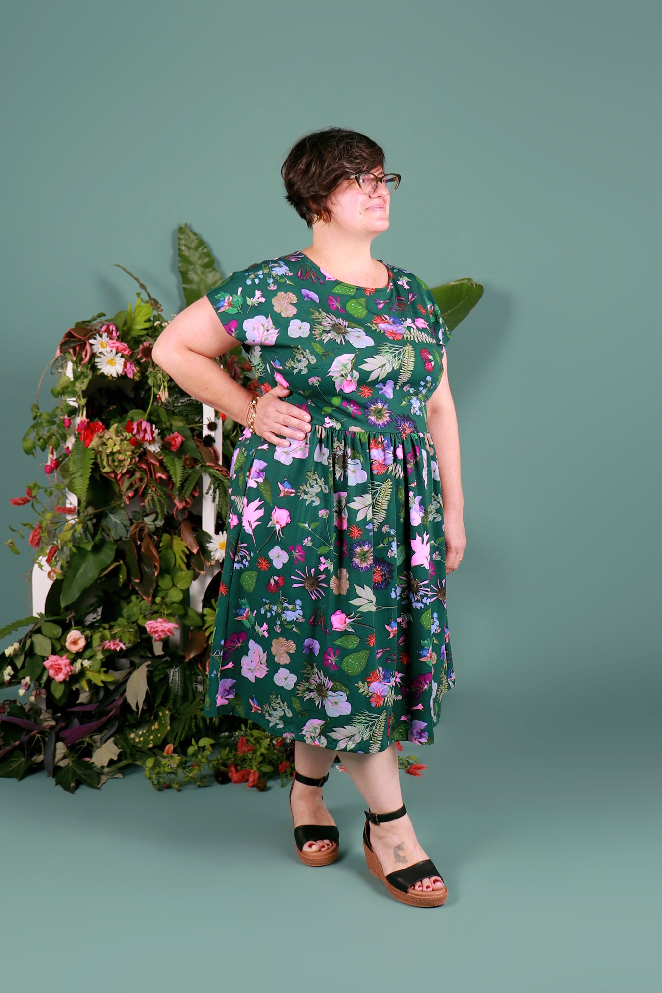 Edie Dress Midi Botanist