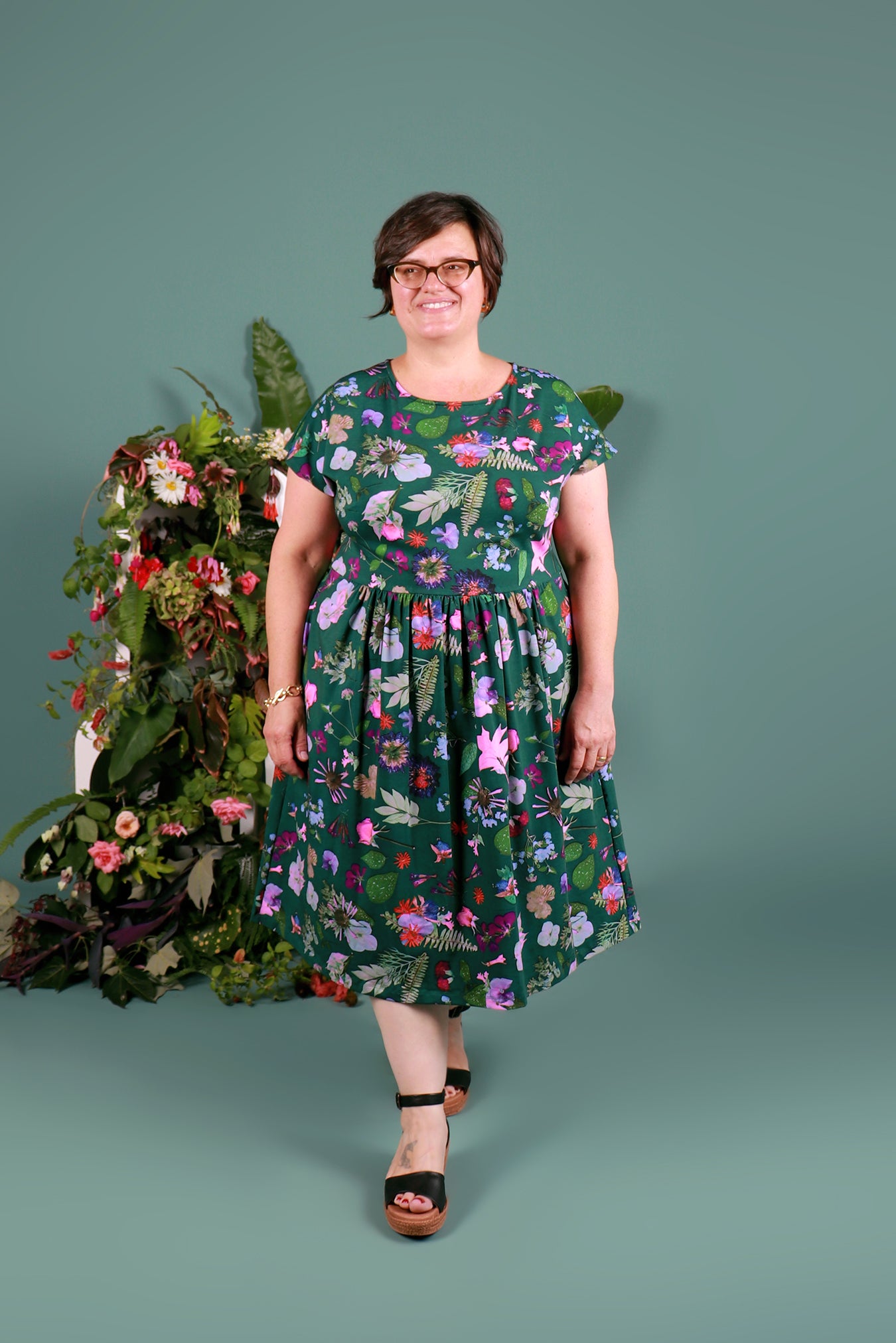 Edie Dress Midi Botanist