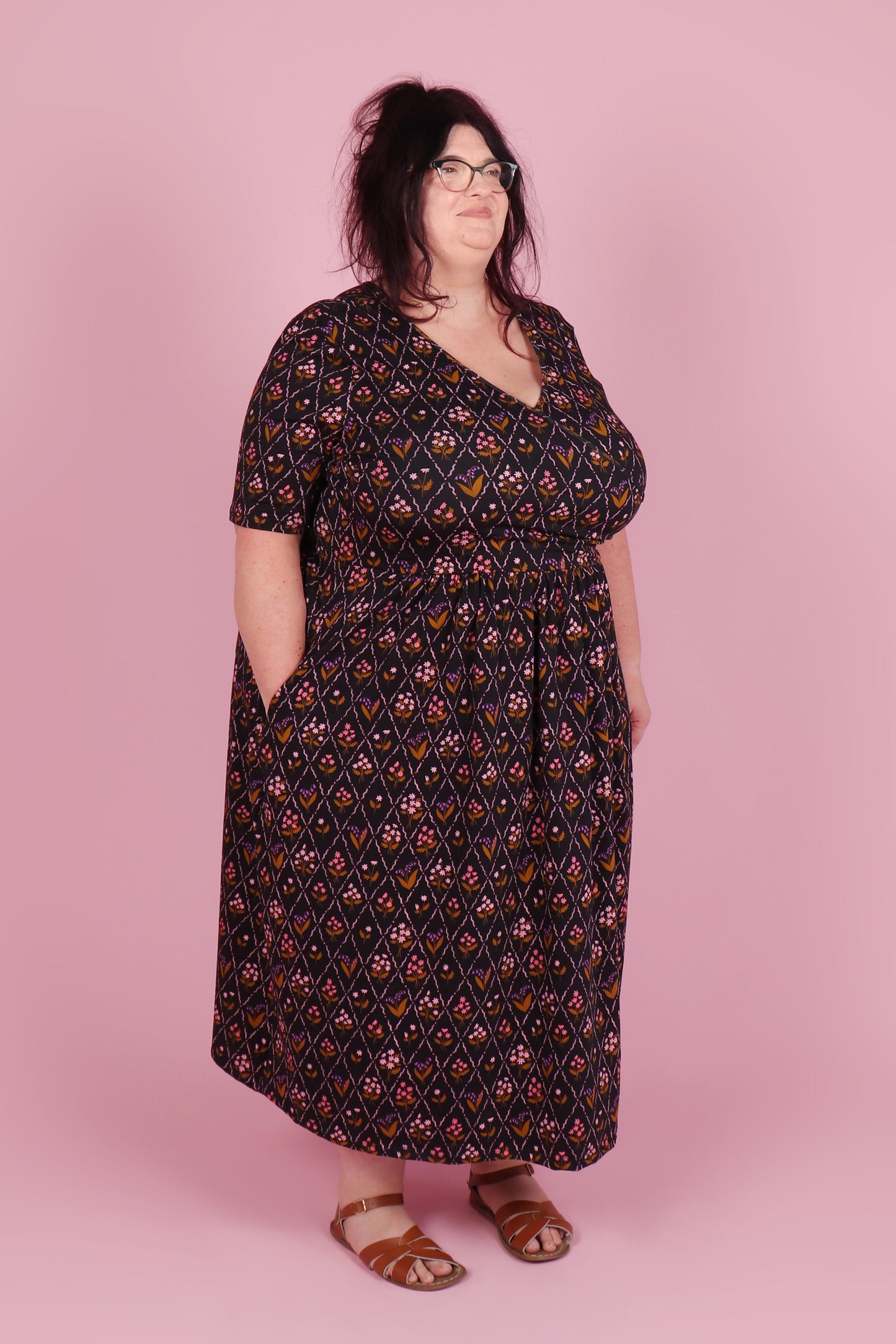 Winnie Reversible Dress Midi Maisie Daisy