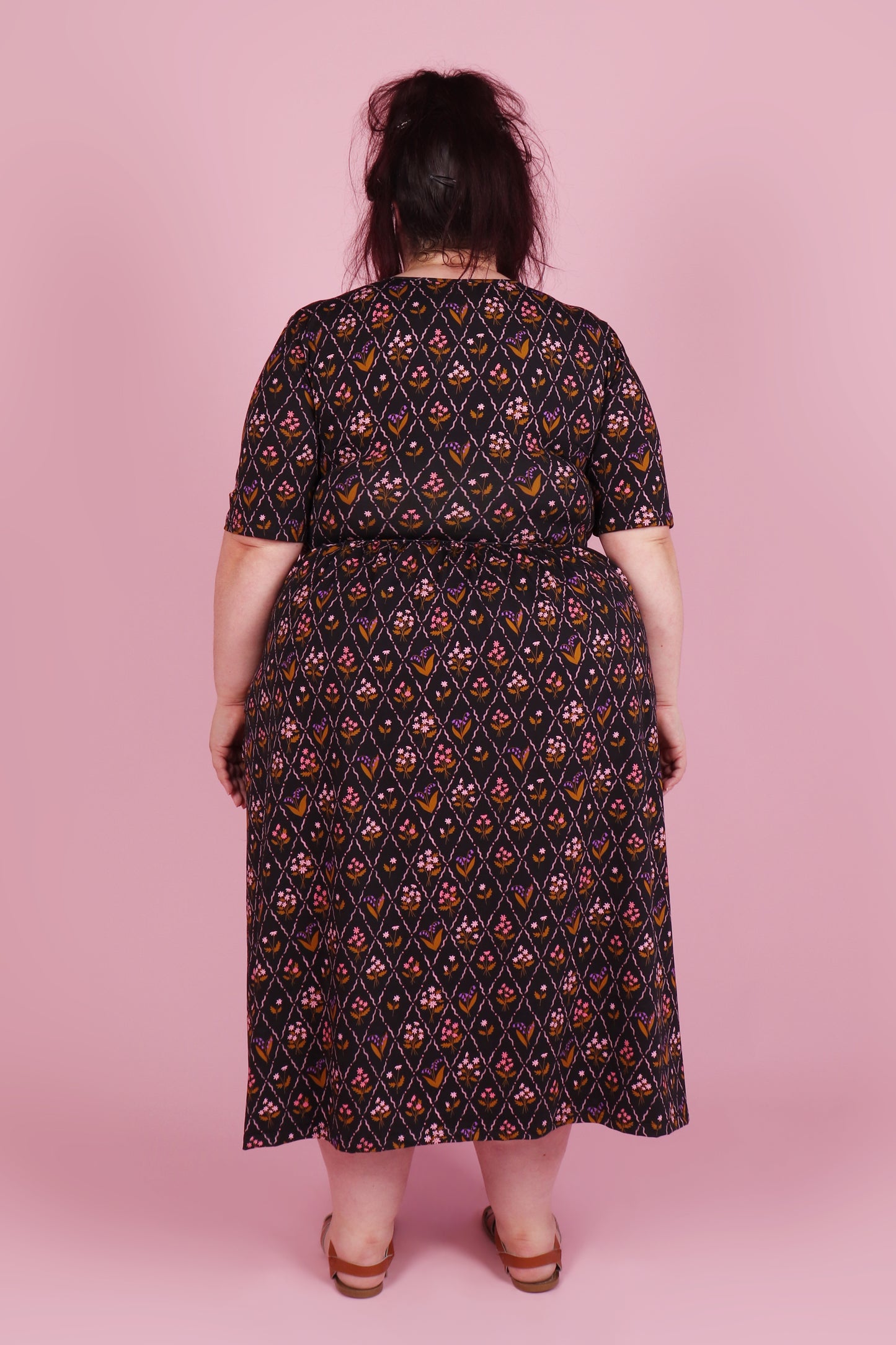 Winnie Reversible Dress Midi Maisie Daisy