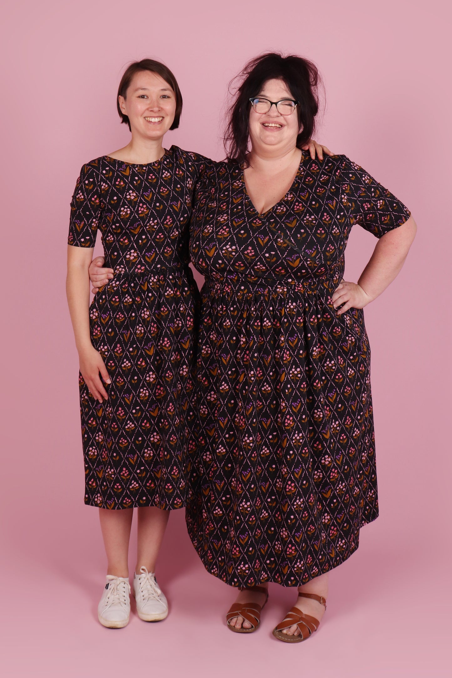 Winnie Reversible Dress Midi Maisie Daisy