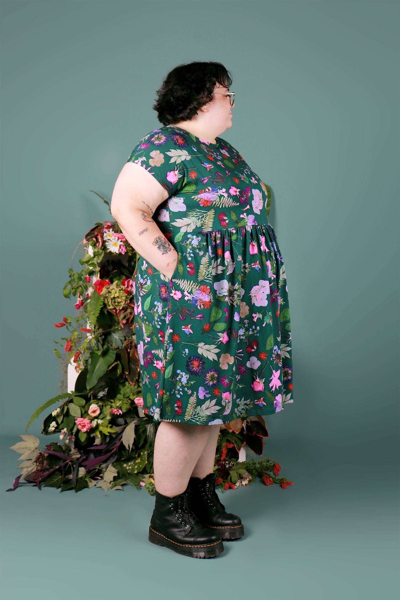 Edie Dress Midi Botanist