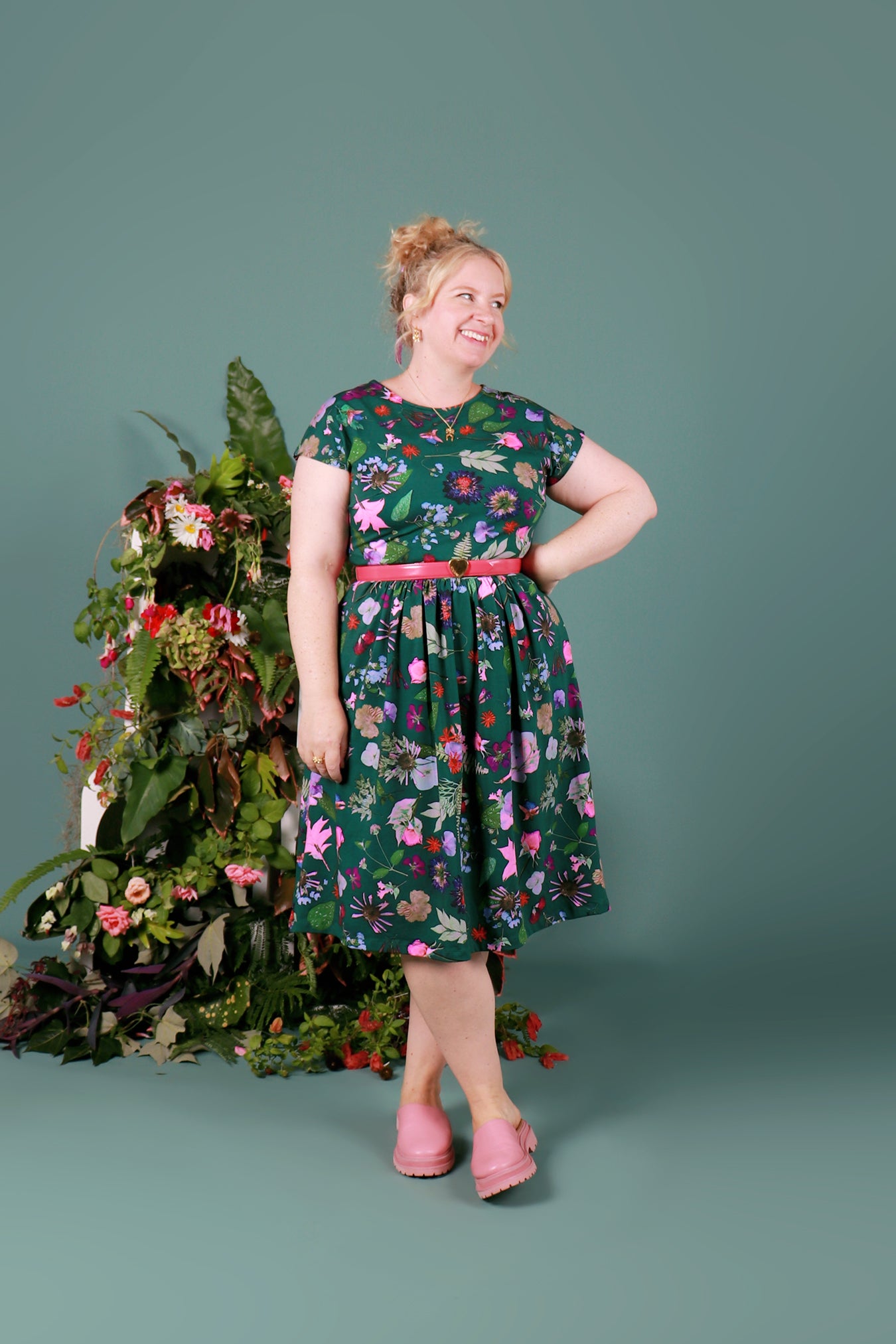 Edie Dress Midi Botanist