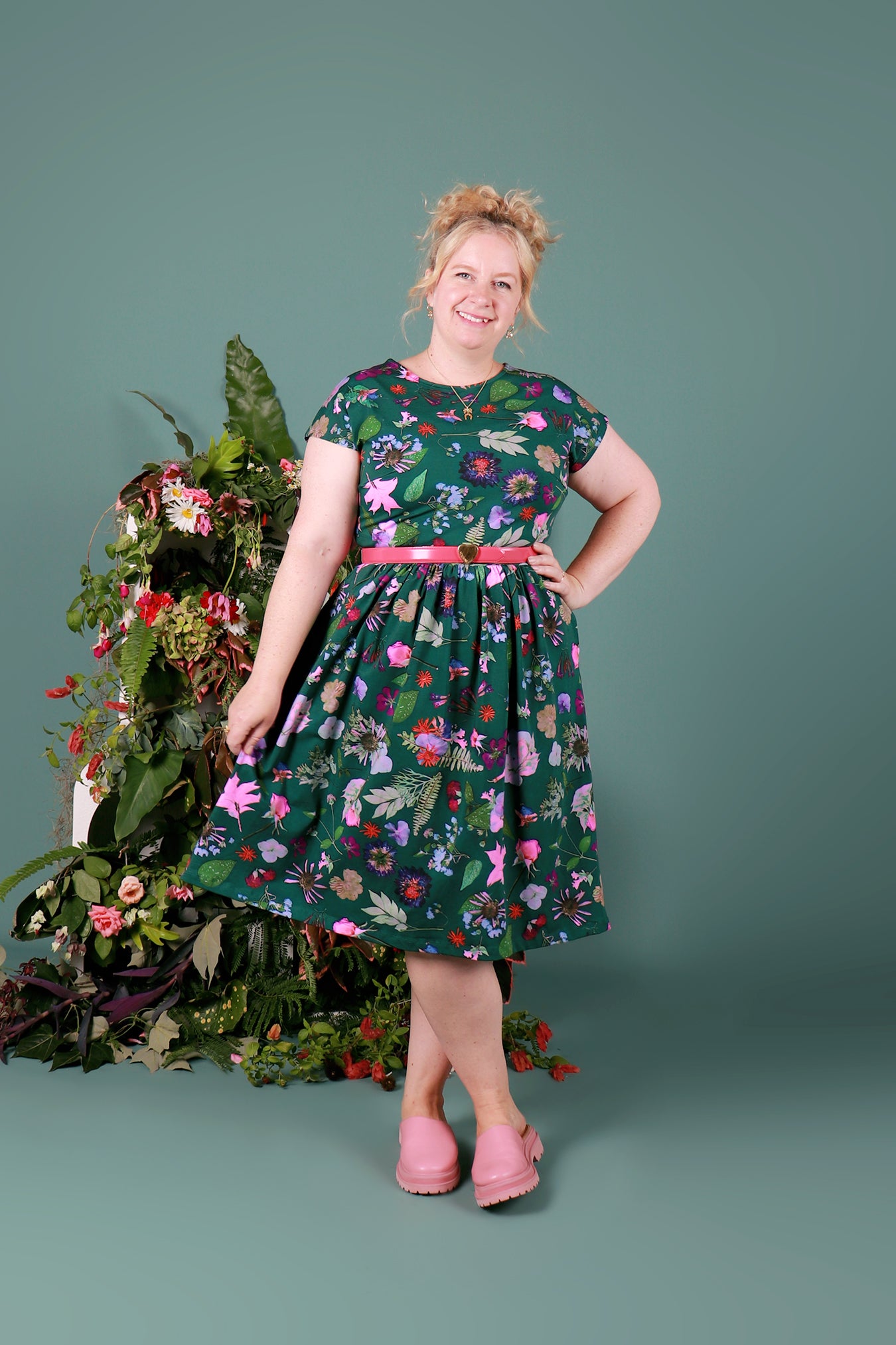 Edie Dress Midi Botanist