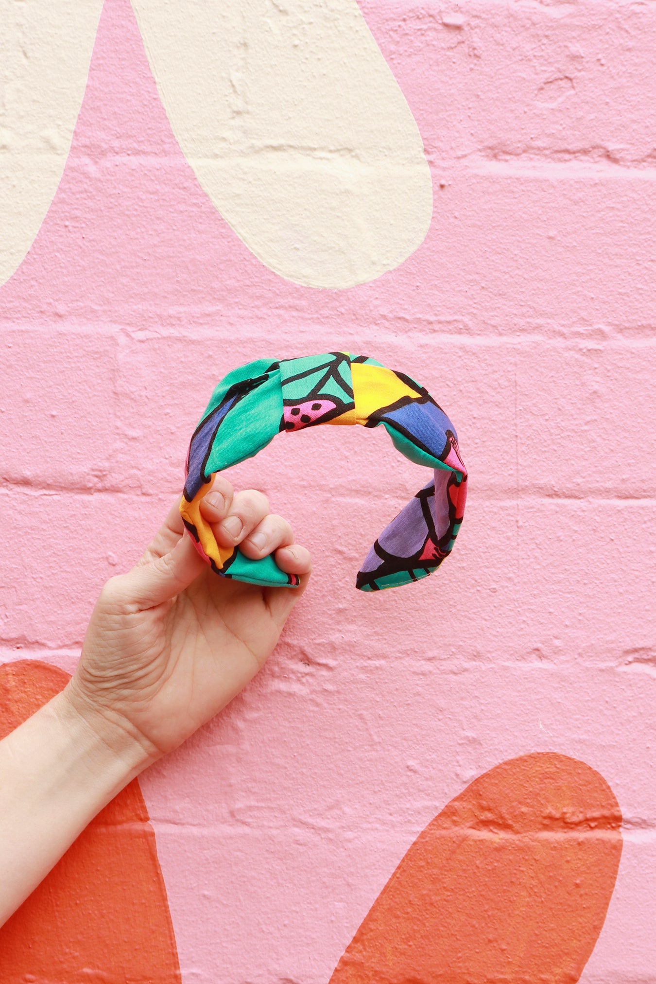 Hailey Headband Vintage Fabric 11