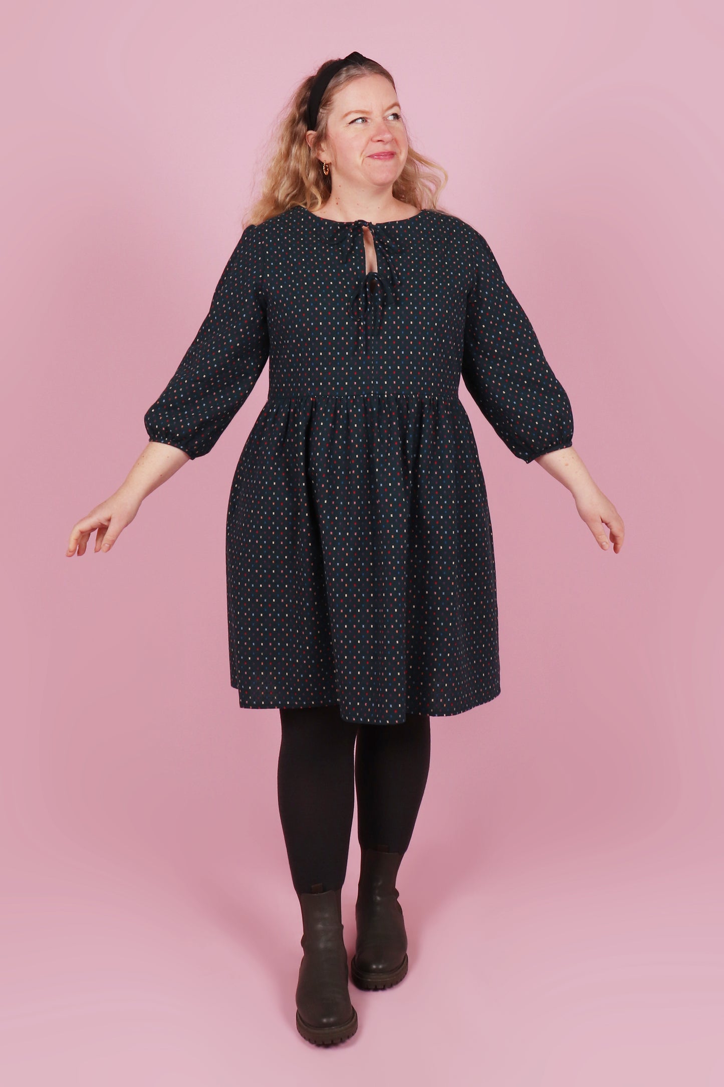 Betty Reversible Dress City Lights