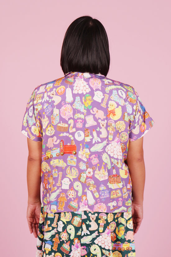 Emma Shirt Cookbook Cakes Vintage Violet