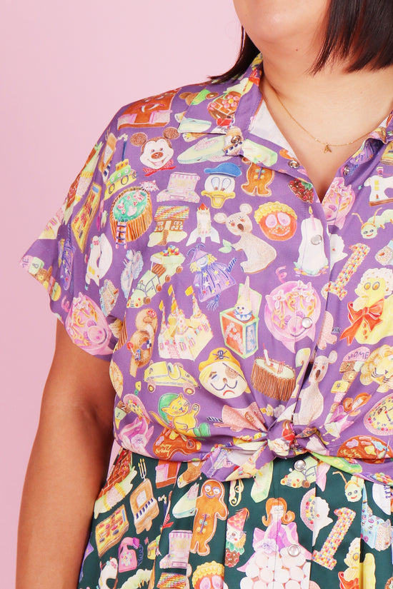 Emma Shirt Cookbook Cakes Vintage Violet