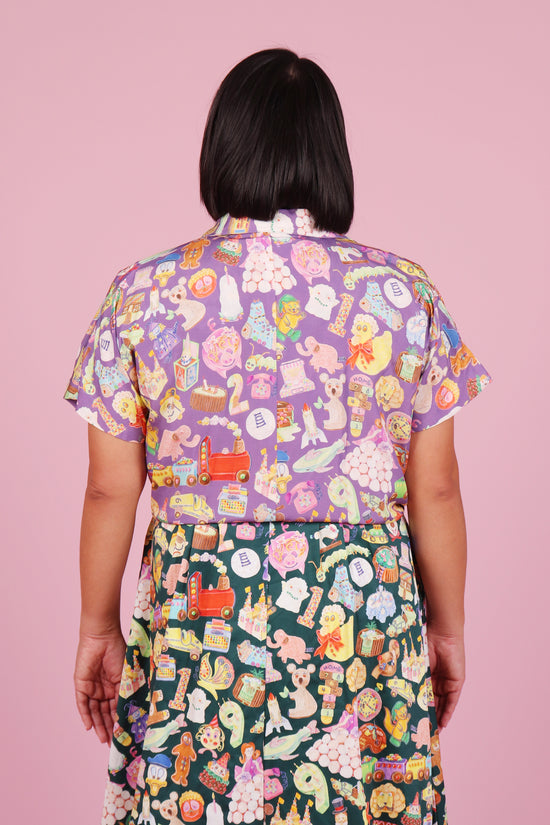 Emma Shirt Cookbook Cakes Vintage Violet