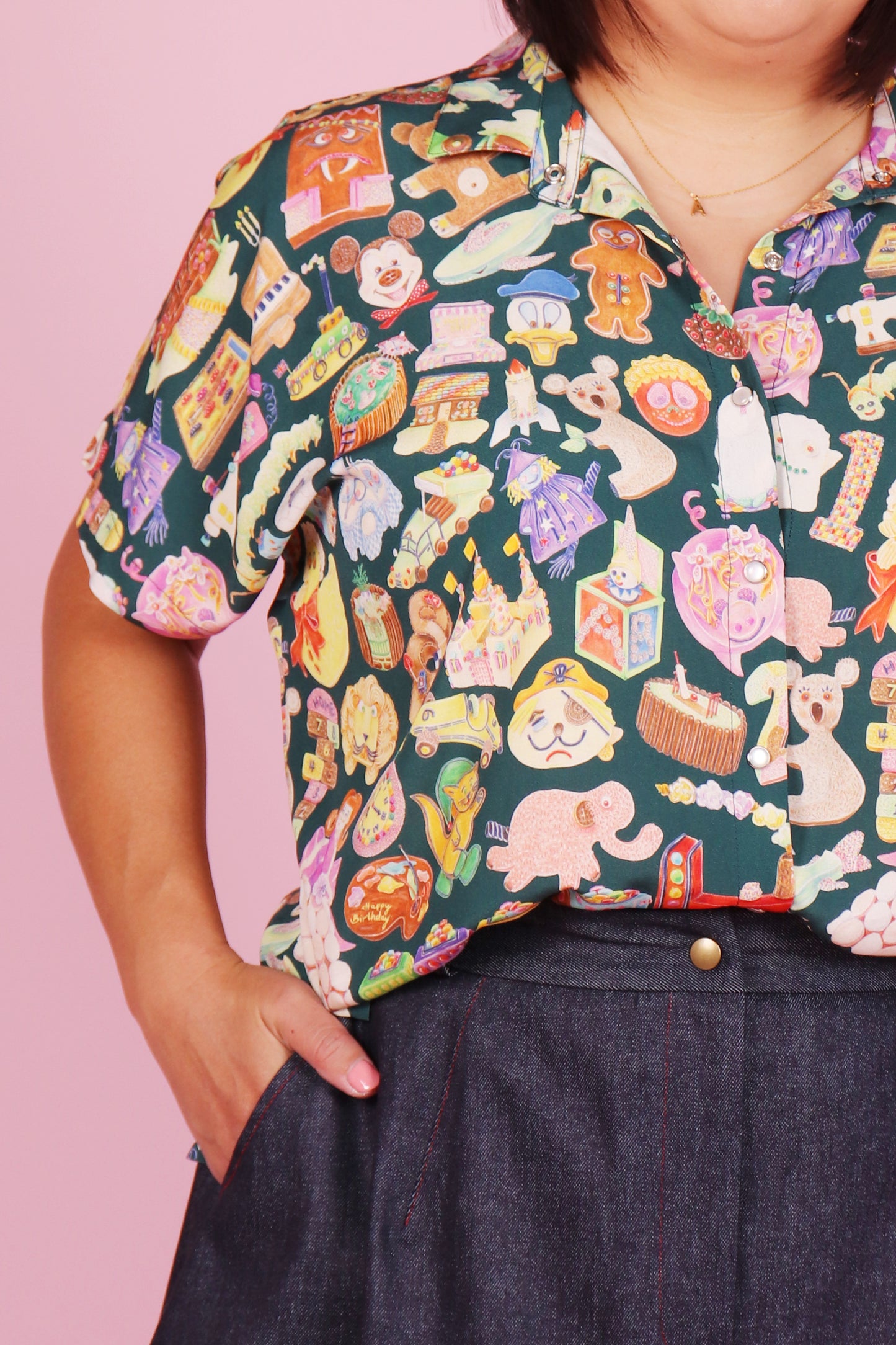 Emma Shirt Cookbook Cakes Retro Teal