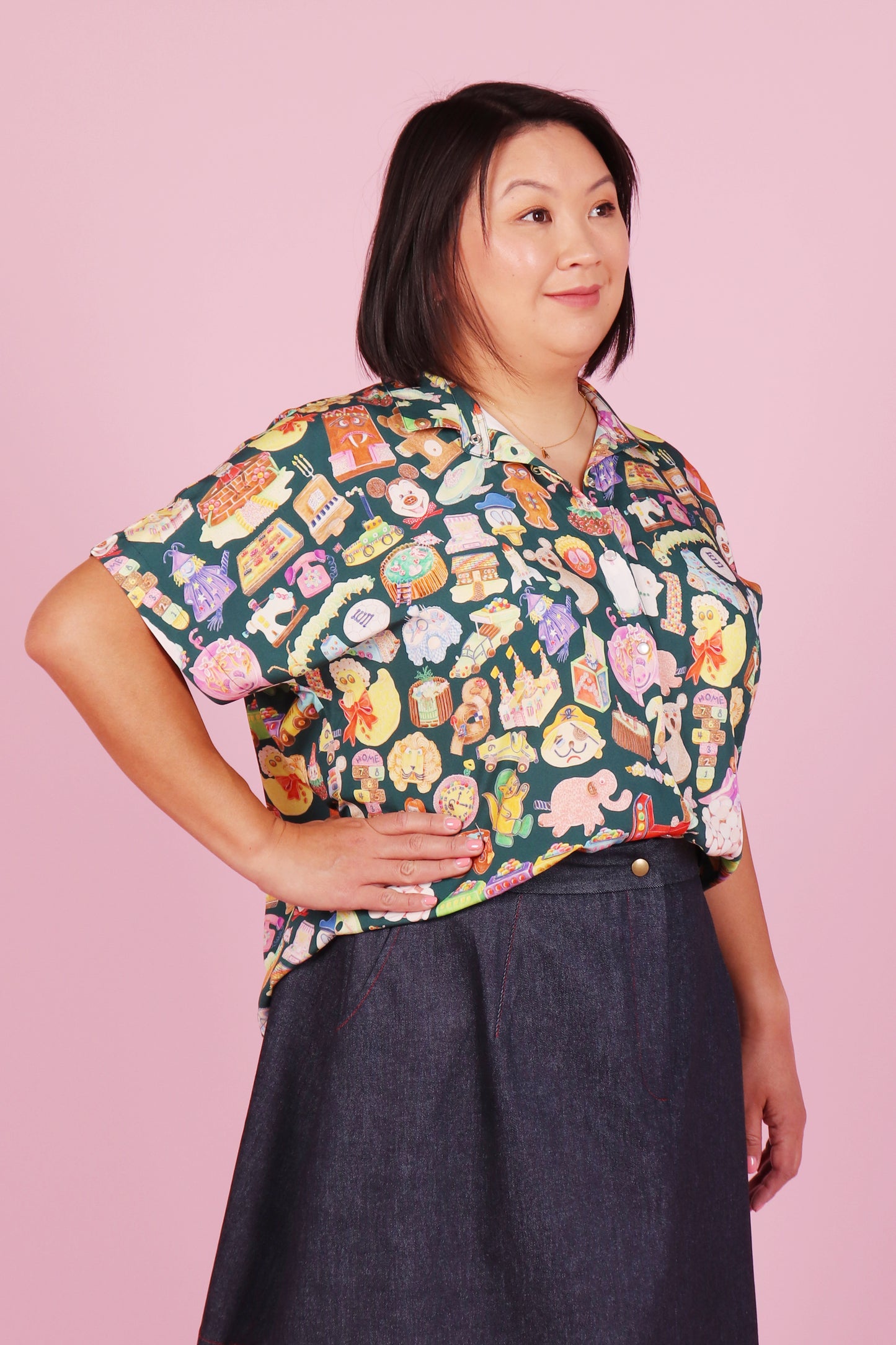 Emma Shirt Cookbook Cakes Retro Teal