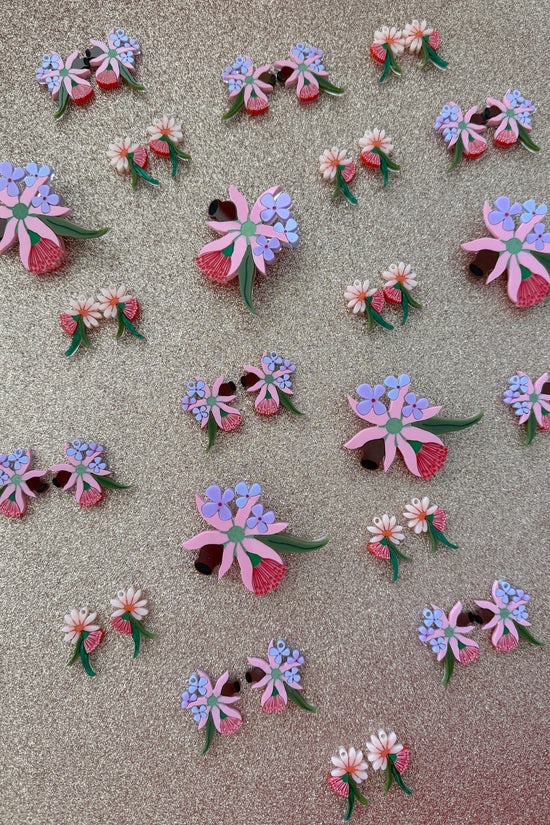 Bruny Island Posie Earrings Orange