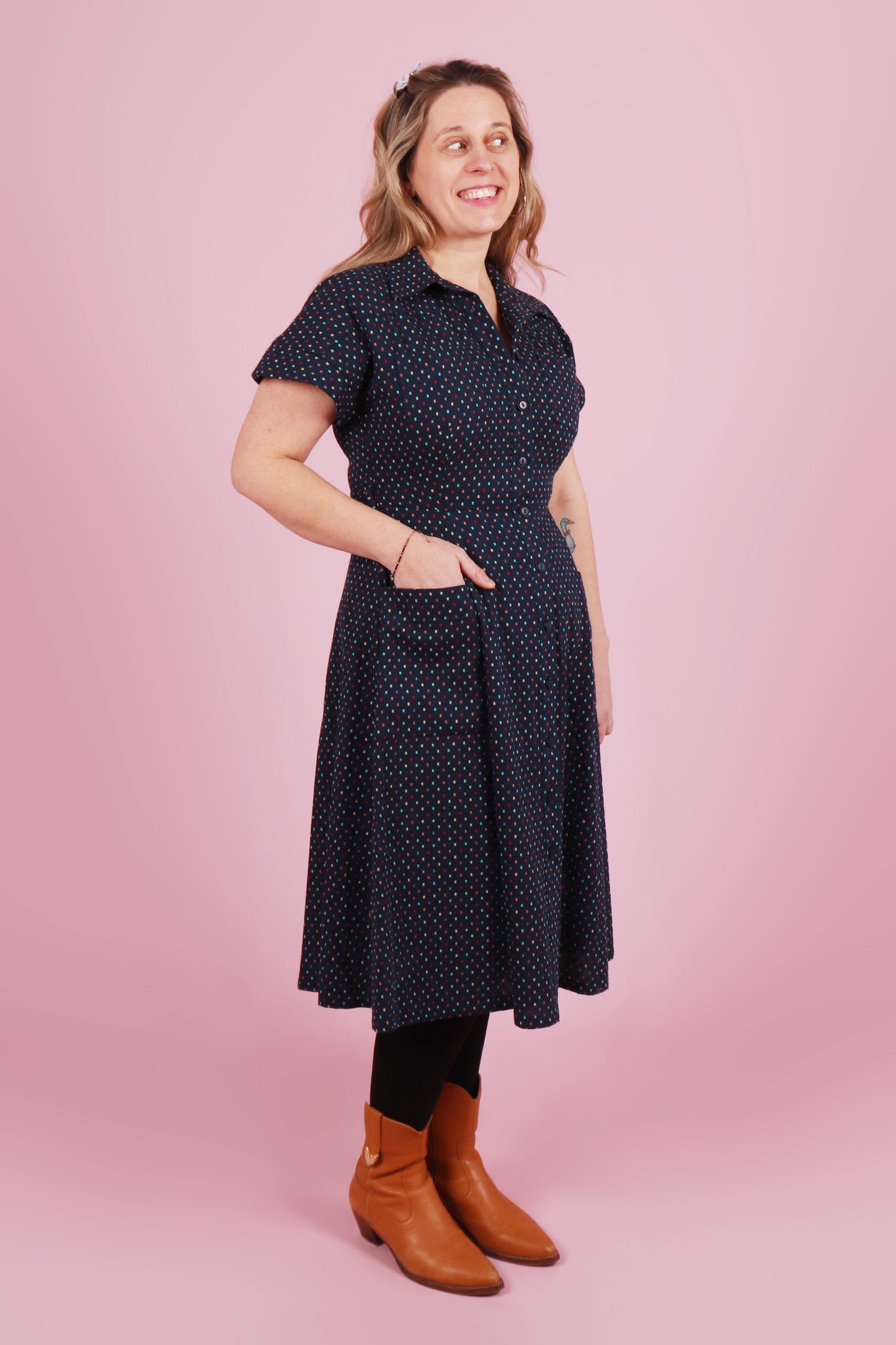 Sabrina Dress City Lights