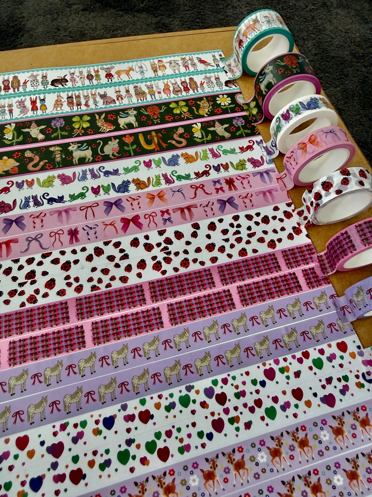 SBR Pink Watercolor Bows Washi Tape