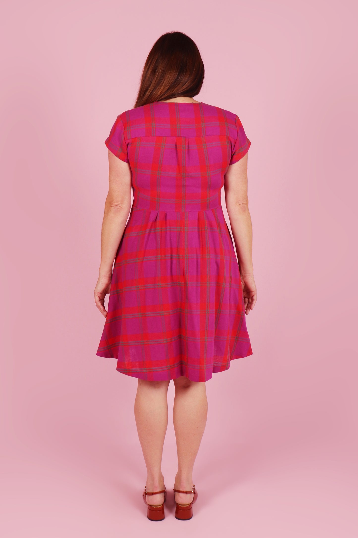 Saski Dress Merry Plaid