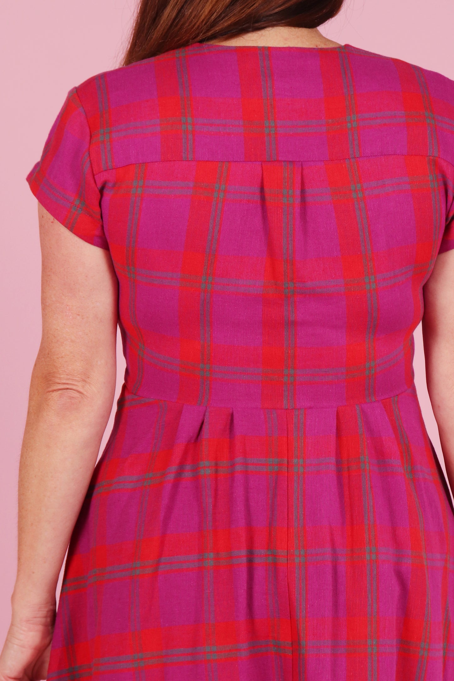 Saski Dress Merry Plaid