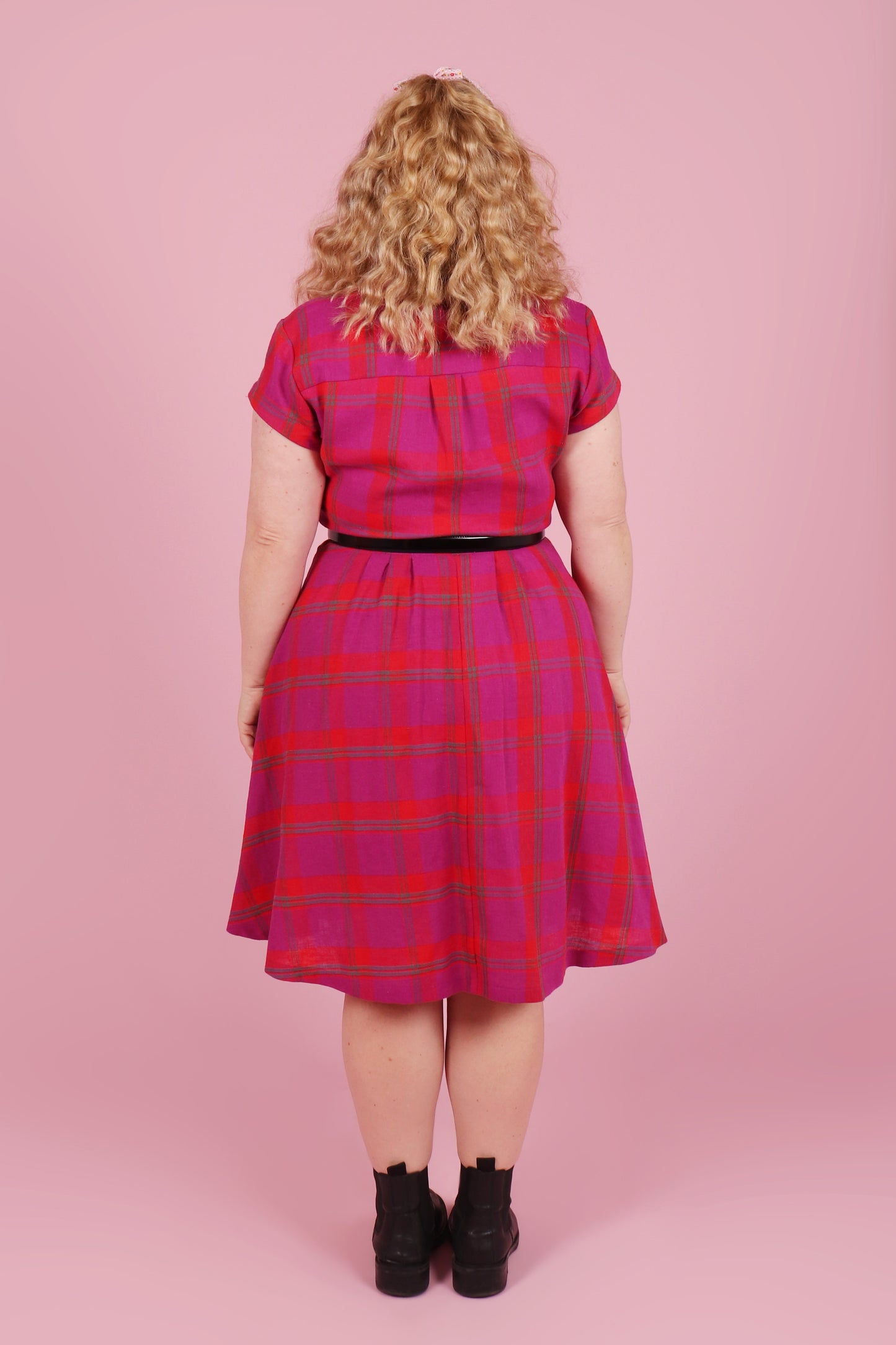 Saski Dress Merry Plaid