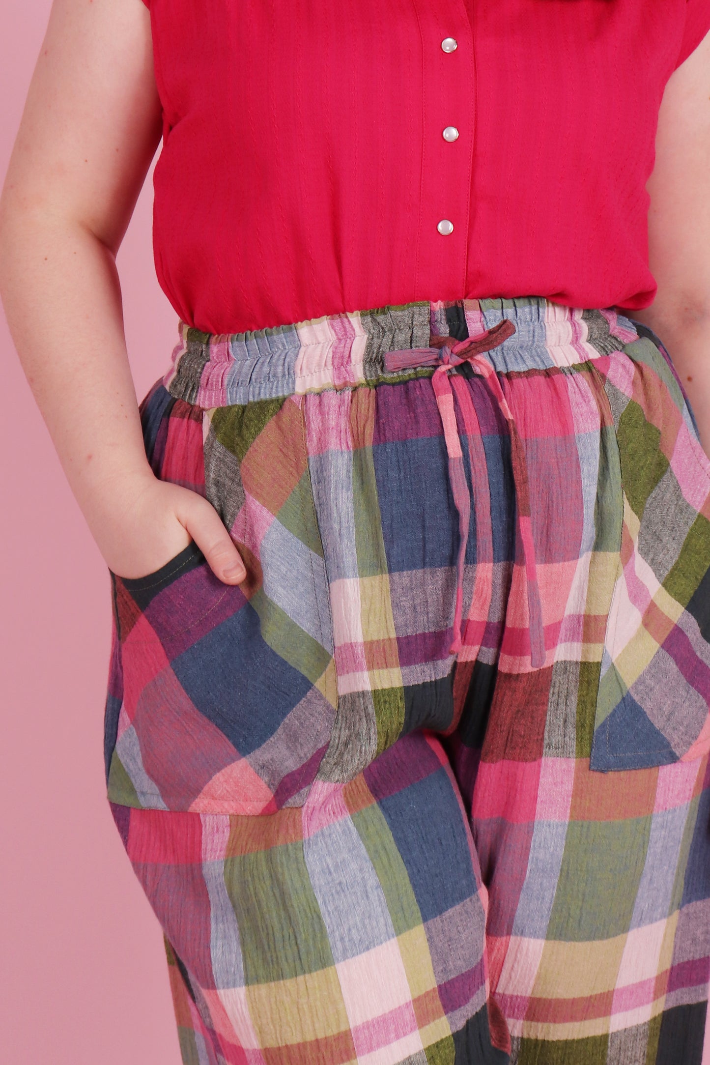 Paloma Pants Ray Eames Plaid