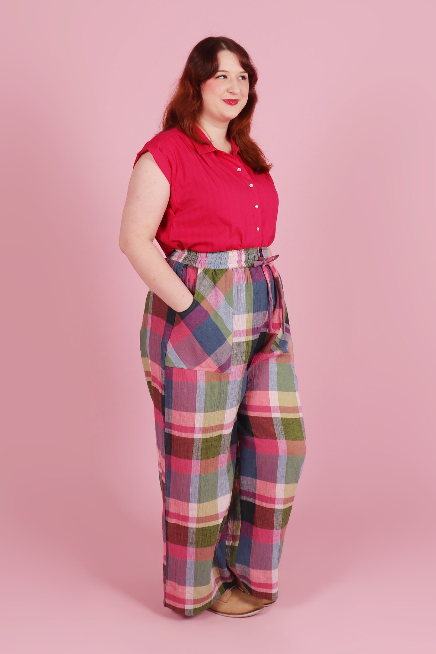 Paloma Pants Ray Eames Plaid