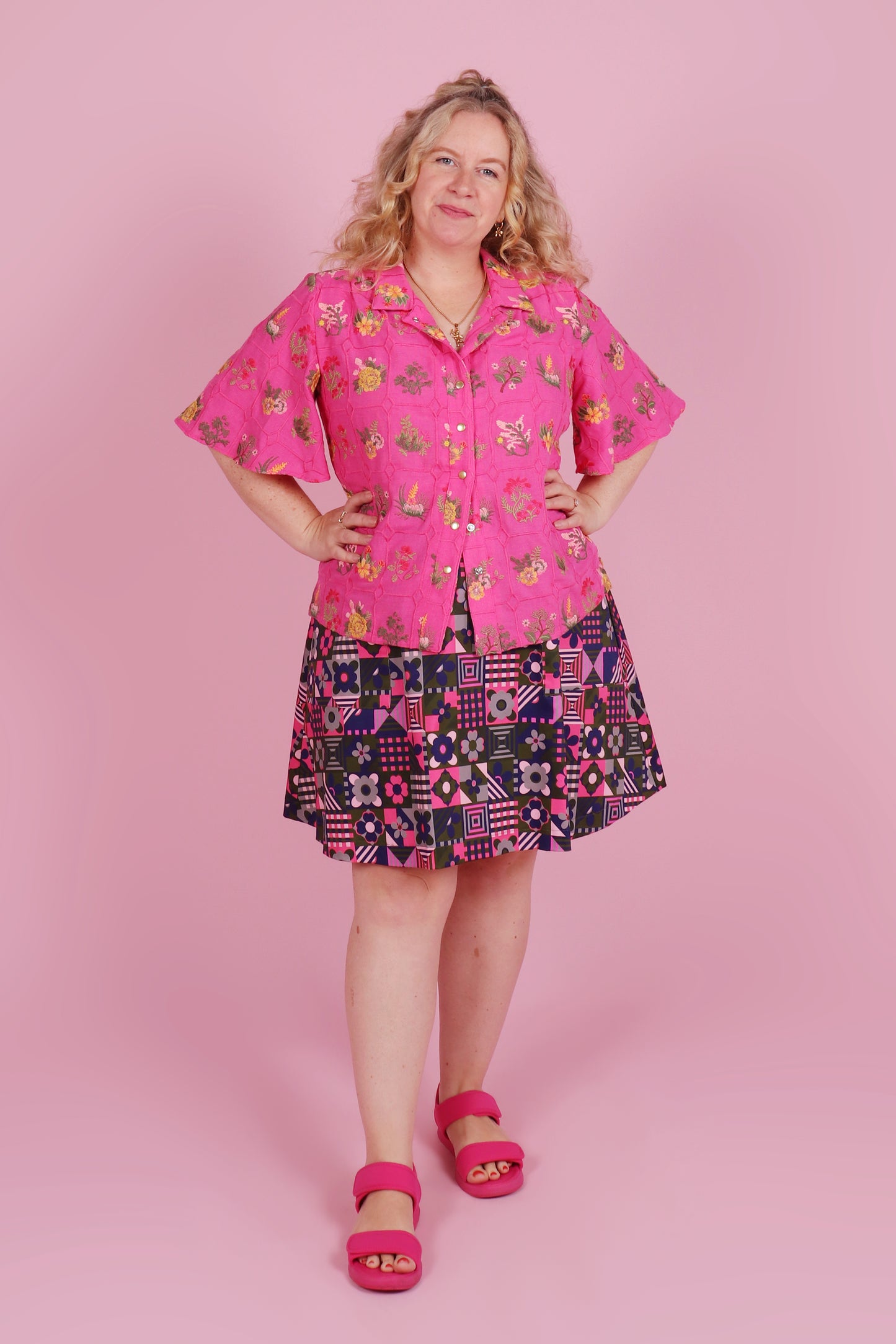 Beatrix Shirt Summer Botany Pink