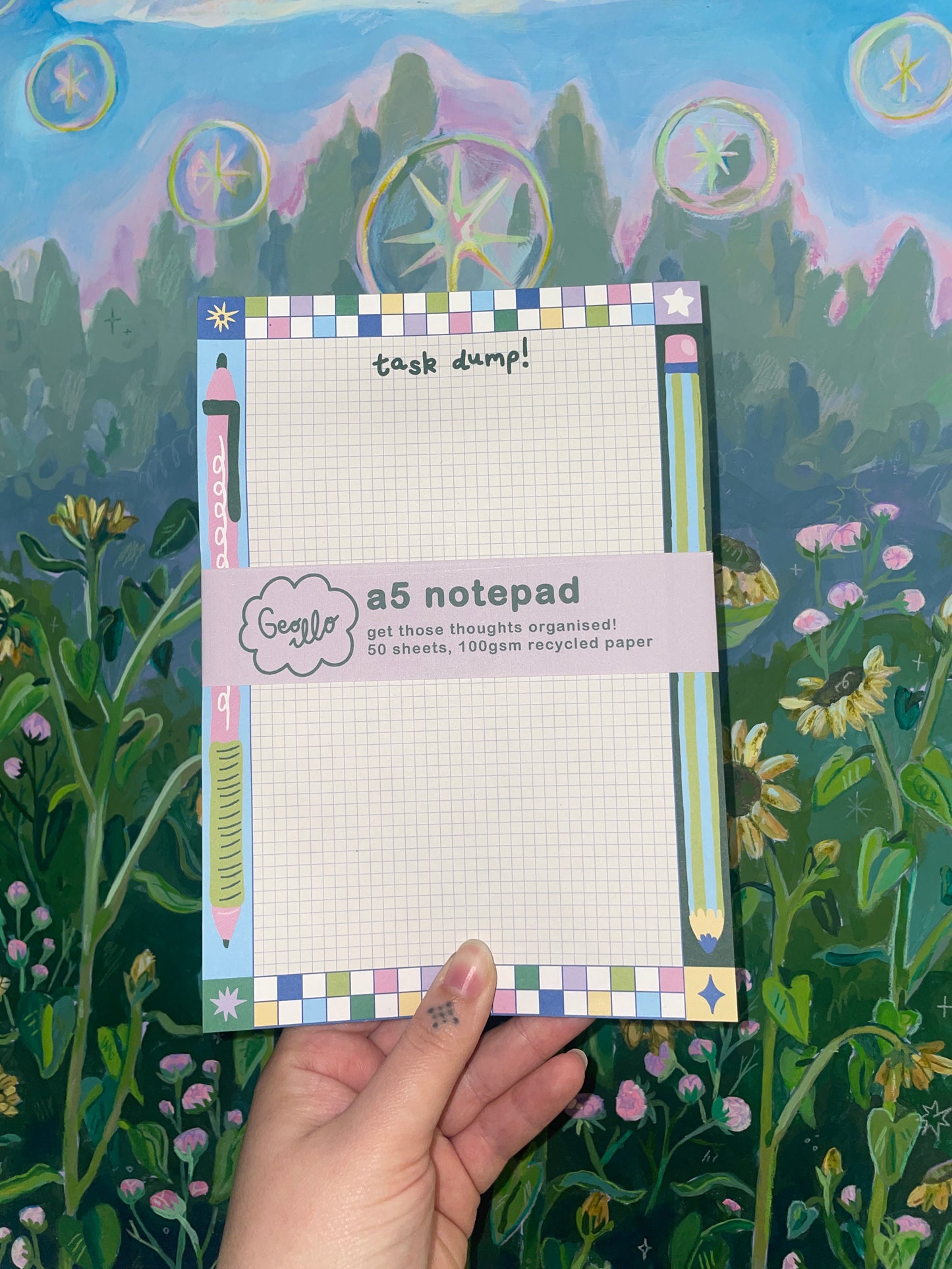 Task Dump ~ grid notepad