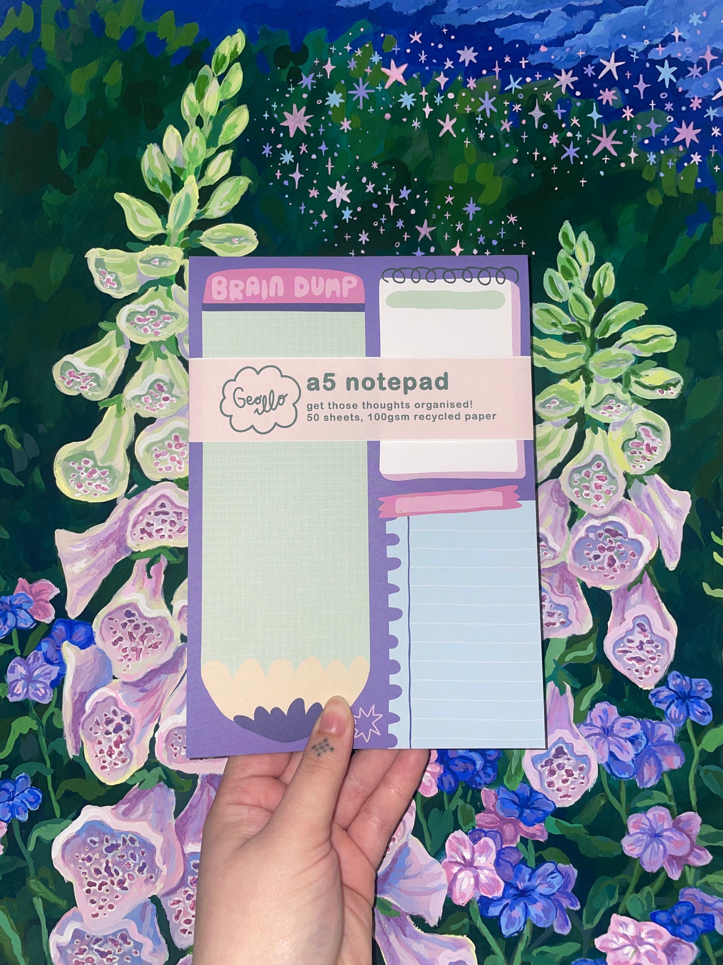 Brain Dump ~ category note pad