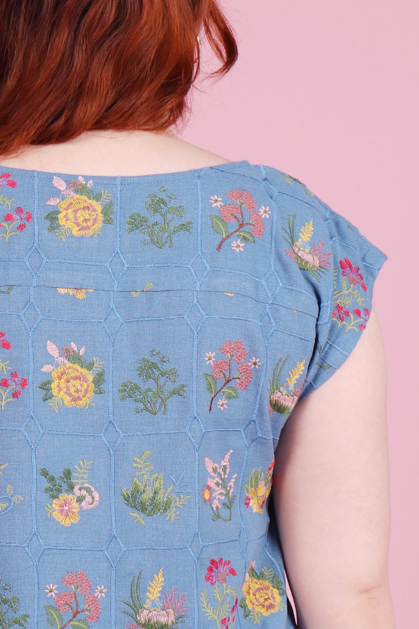 Lulu Top Summer Botany Blue