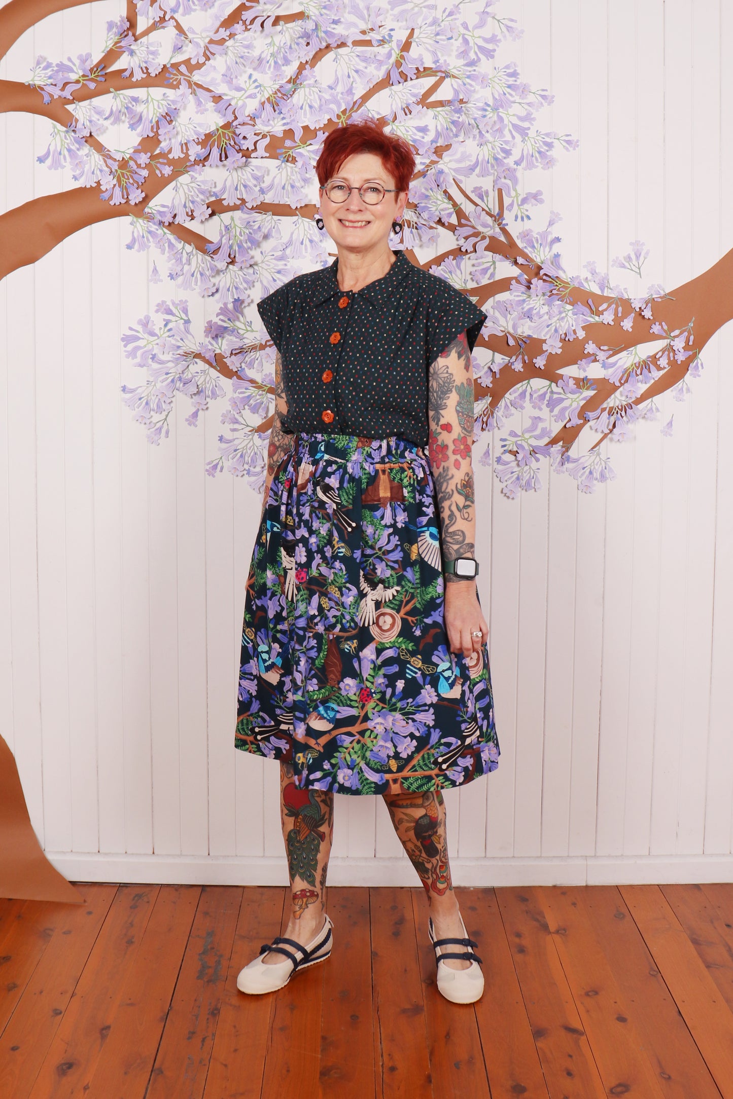 Ella Skirt Jacaranda