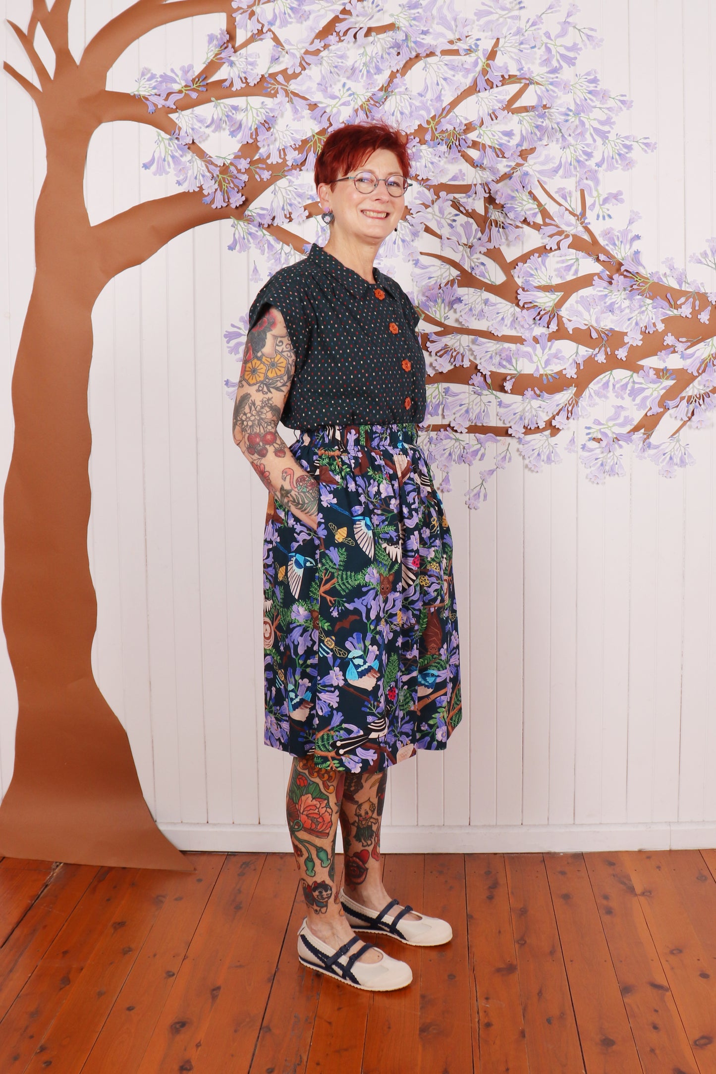 Ella Skirt Jacaranda
