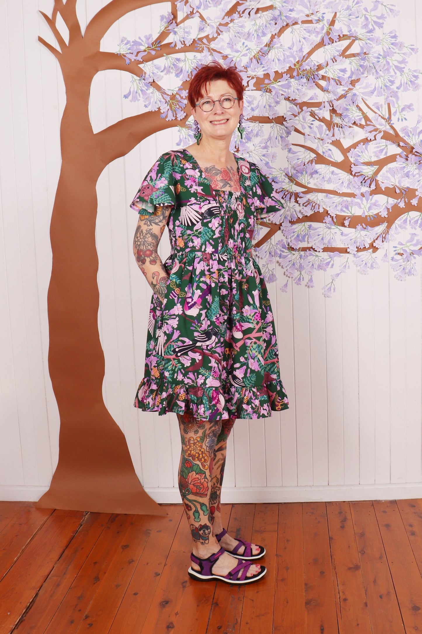 Vera Dress Jacaranda
