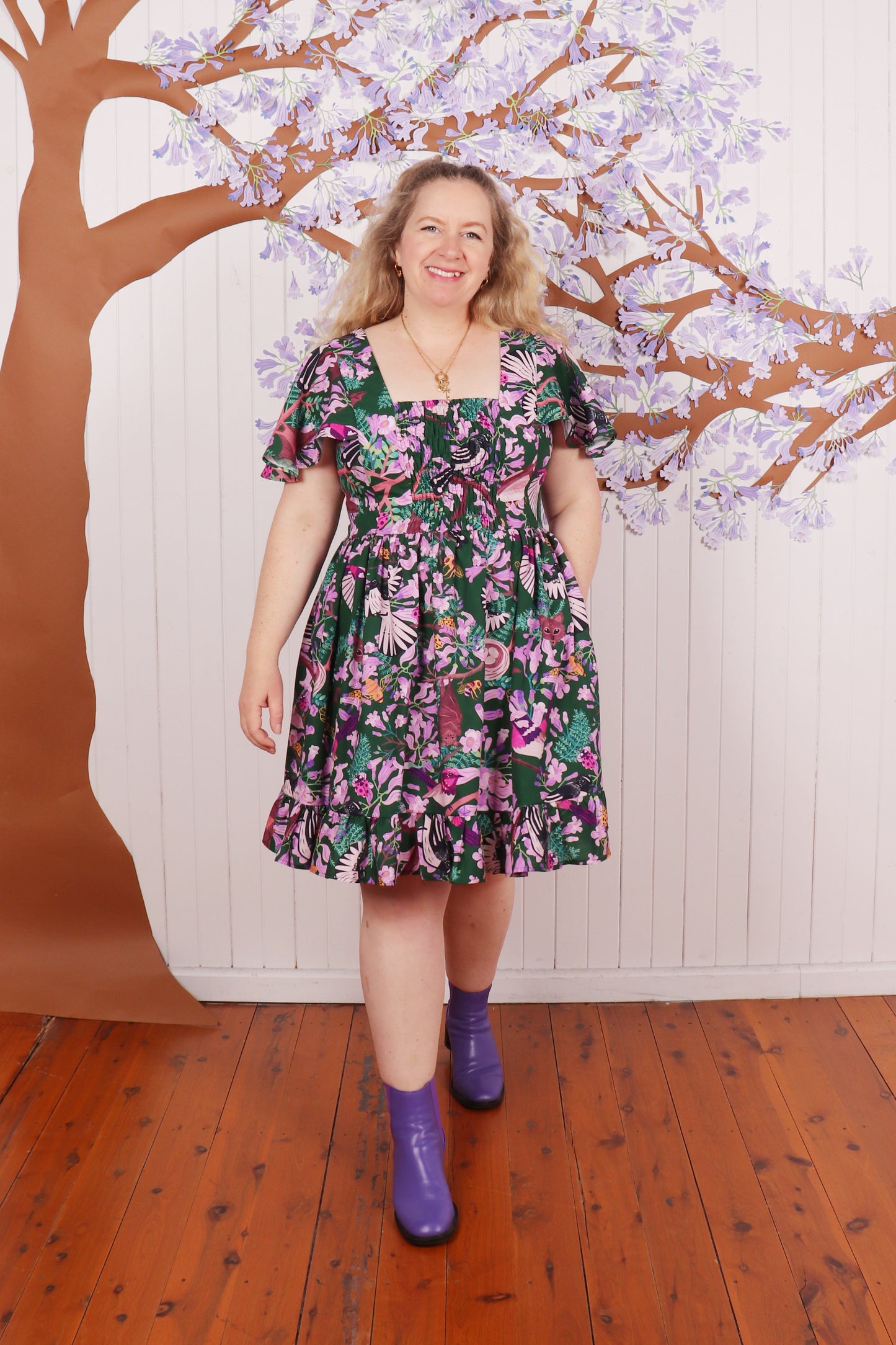 Vera Dress Jacaranda