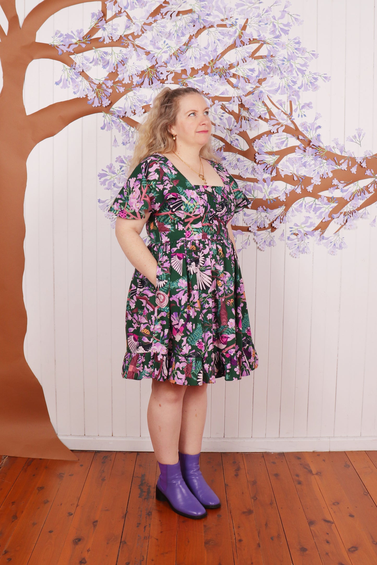 Vera Dress Jacaranda