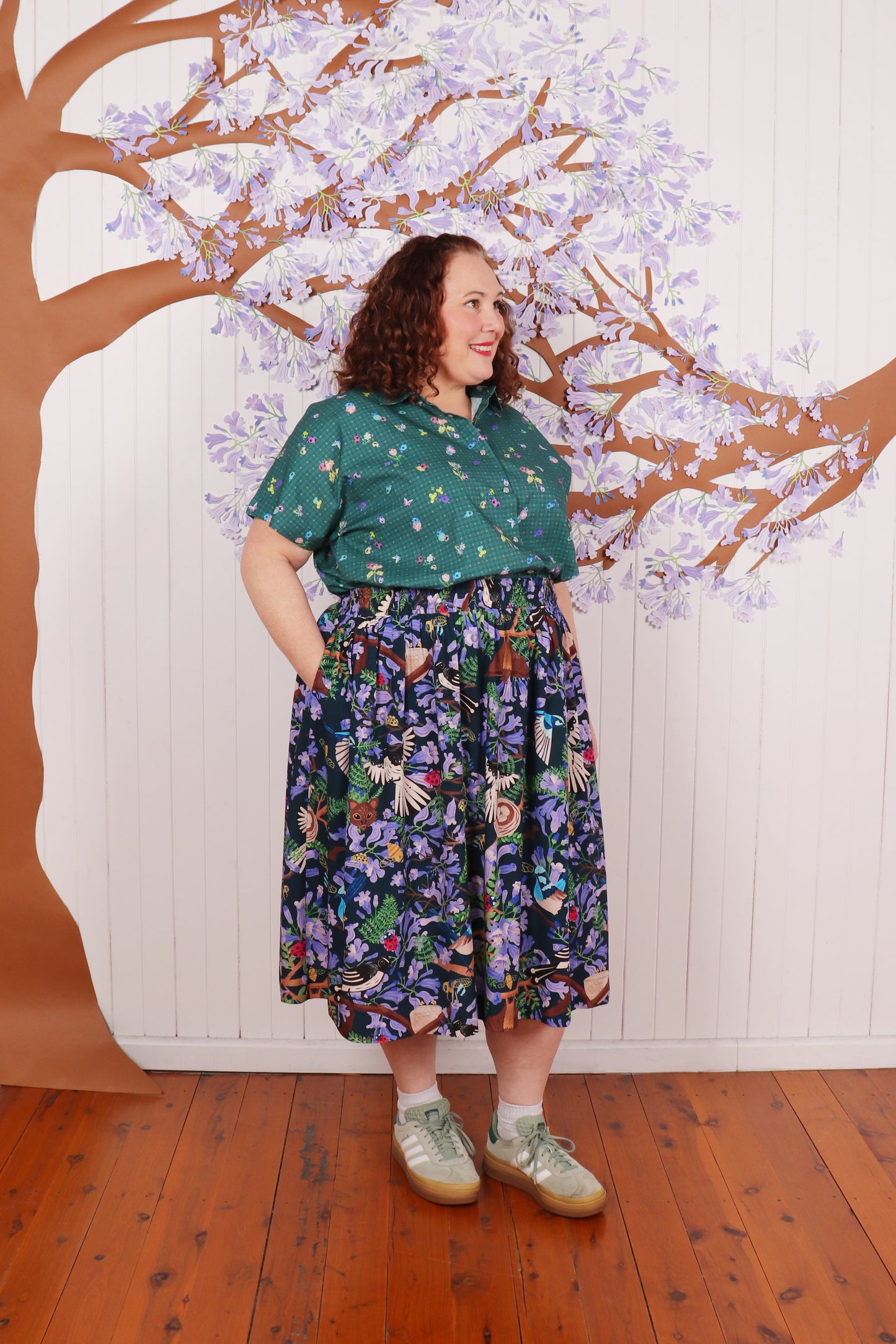 Ella Skirt Jacaranda