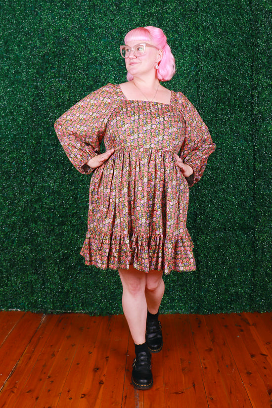 Maddison Drama Dress Liberty Begonia
