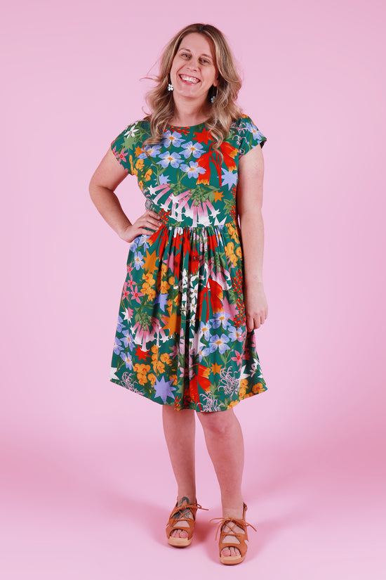 Edie Tee Dress Festive Floral
