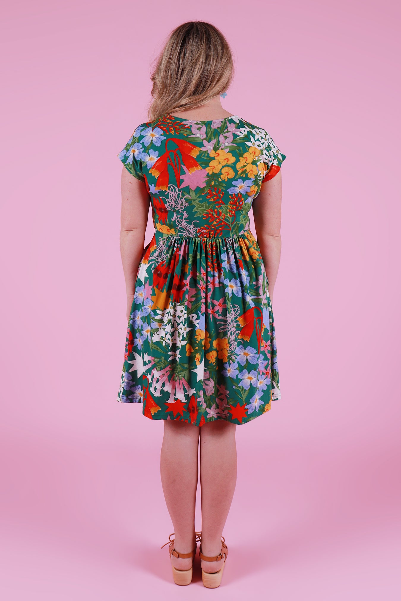 Edie Tee Dress Festive Floral
