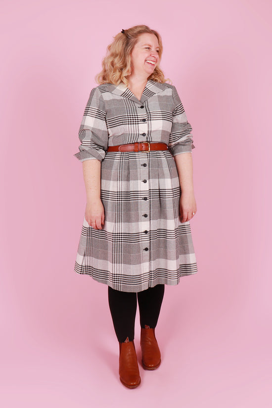 Patricia Luxe Dress Chronicle Plaid