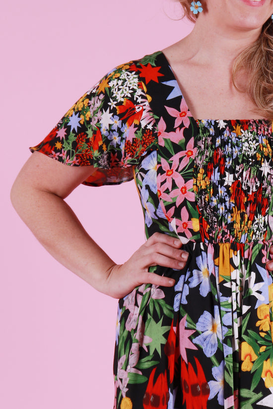 Vera Dress Midi Festive Floral