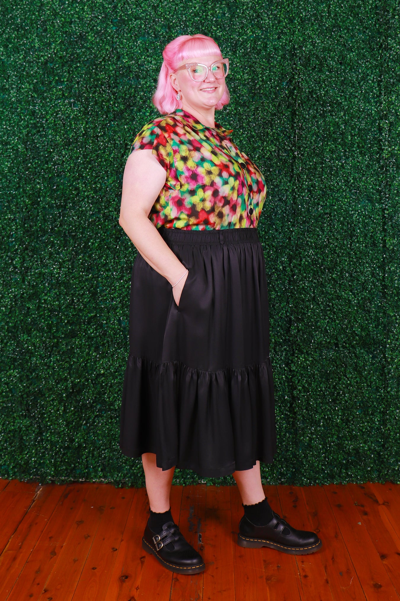 Rayna Skirt Long Morticia Black